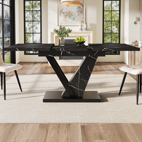 Extendable dining table 8 - table,