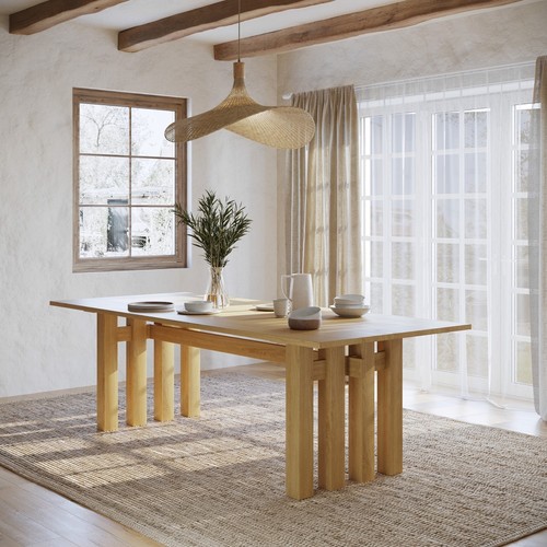 Large solid oak - oak, dining