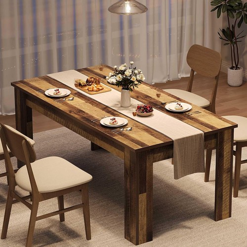 Long dining table for 6 - dining,