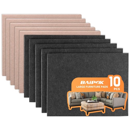 Felt furniture pads 10pcs x - furniture, 8"