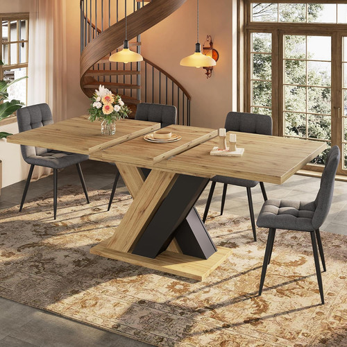 Extendable dining table 6 - extendable,