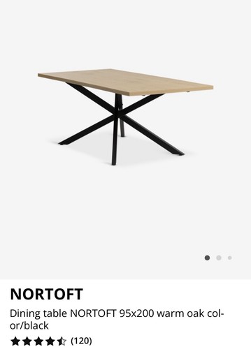Large seater dining table - large,