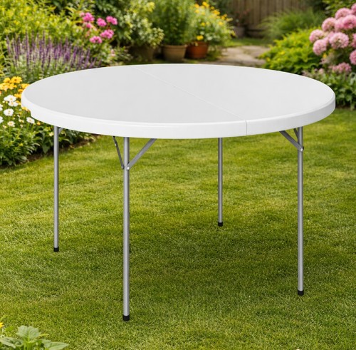 Large round garden table - round,